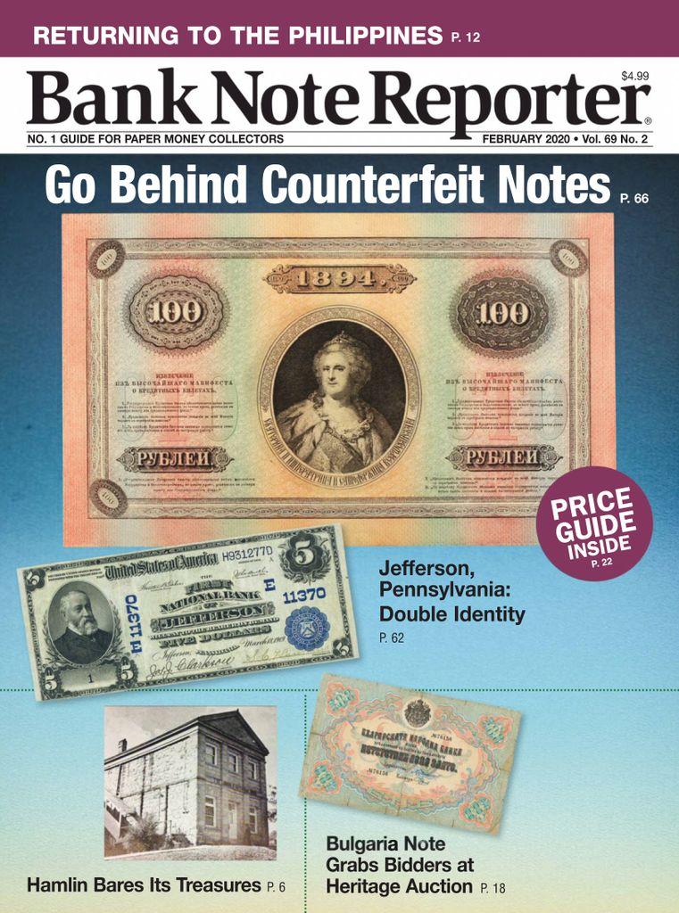 bank note reporter bank note reporter